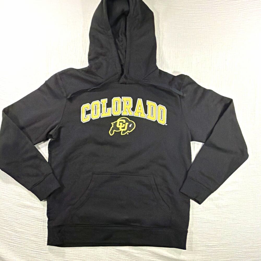 Fanatics Colorado Buffaloes Black Pullover Hoodie Sweatshirt Men’s Size L
